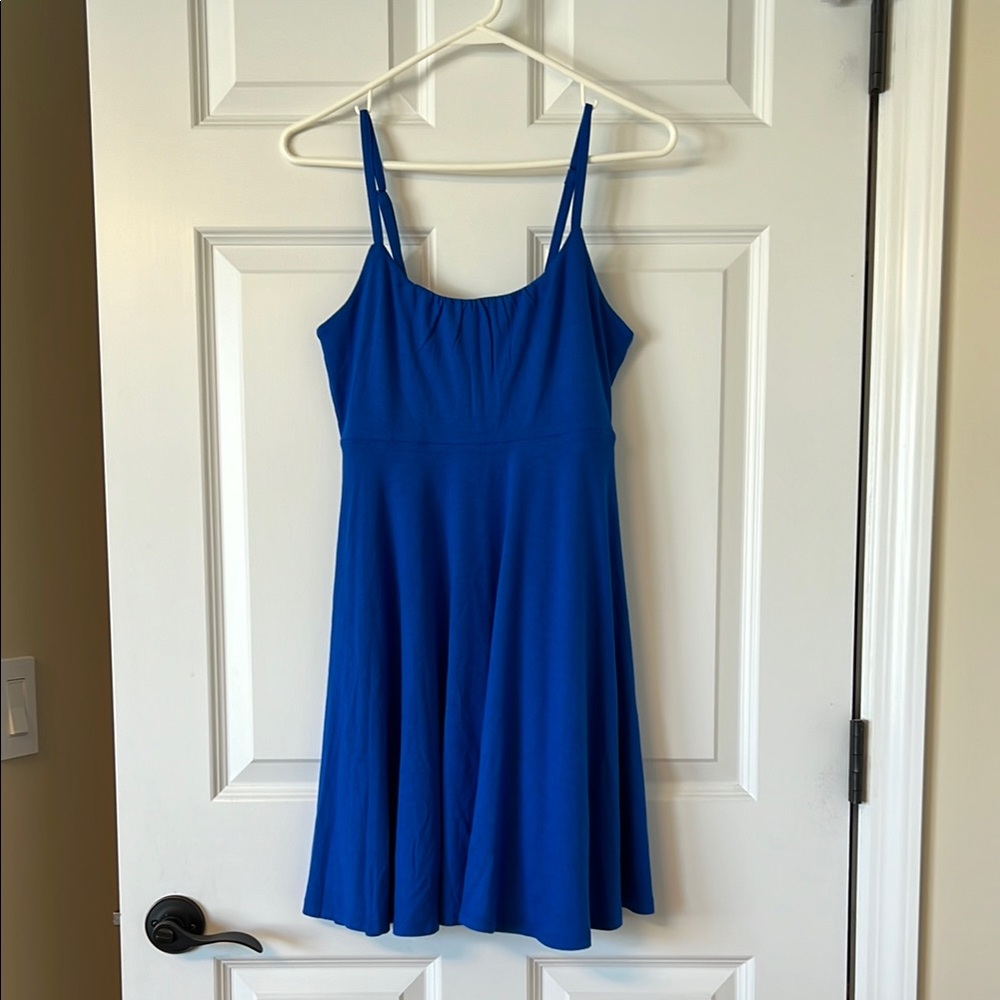 Vibrant Blue Sleeveless Dress